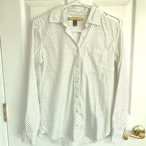Polka dot button up shirt